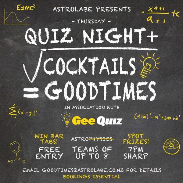Quiz Night @ Astrolabe