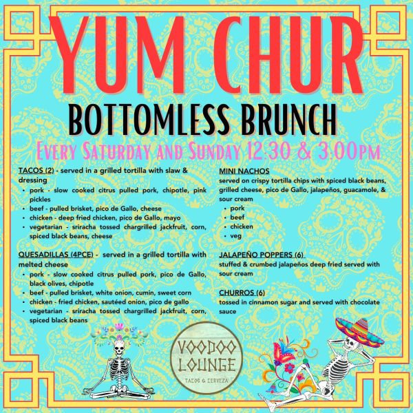 Yum Char, Bottomless Brunch at Voodoo Lounge